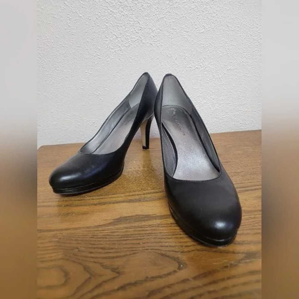 Anne Klein AK Black Round-Toed Stiletto Heel Pump… - image 1