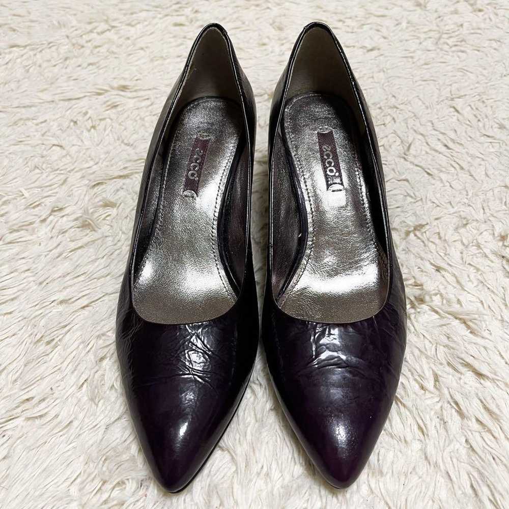 【Excellent Condition】ecco 24cm High Heel Pointed … - image 2