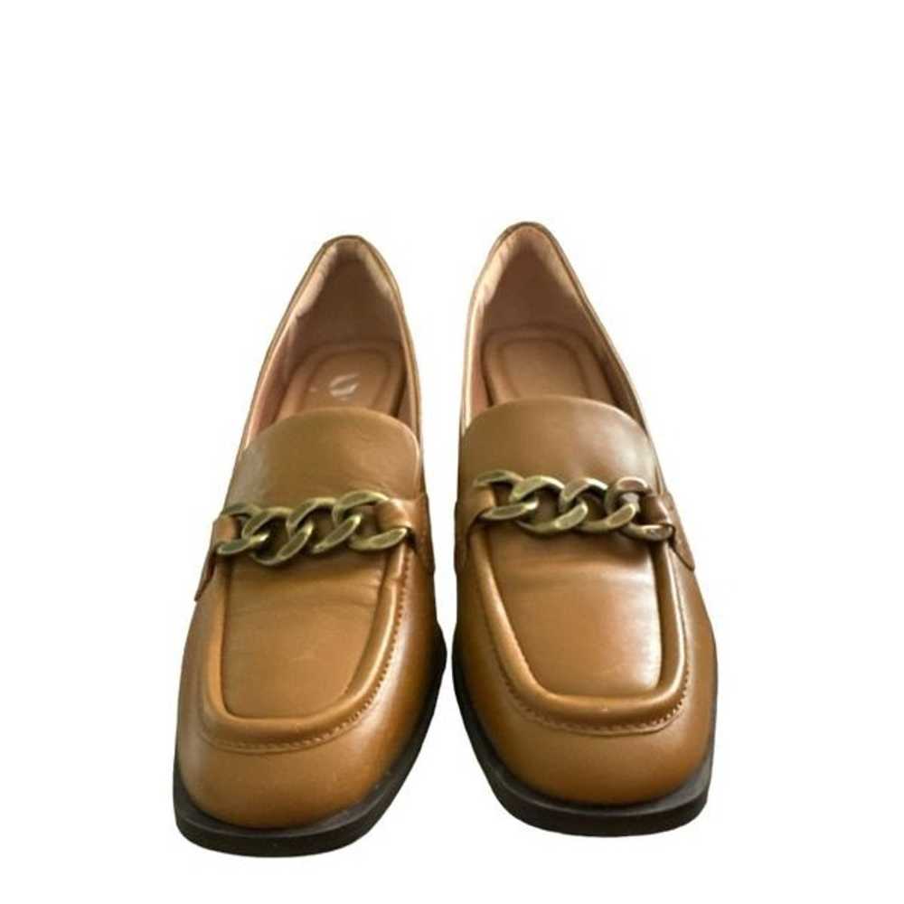 NEW Nordstrom Bernice chain coffee chunky loafer … - image 4