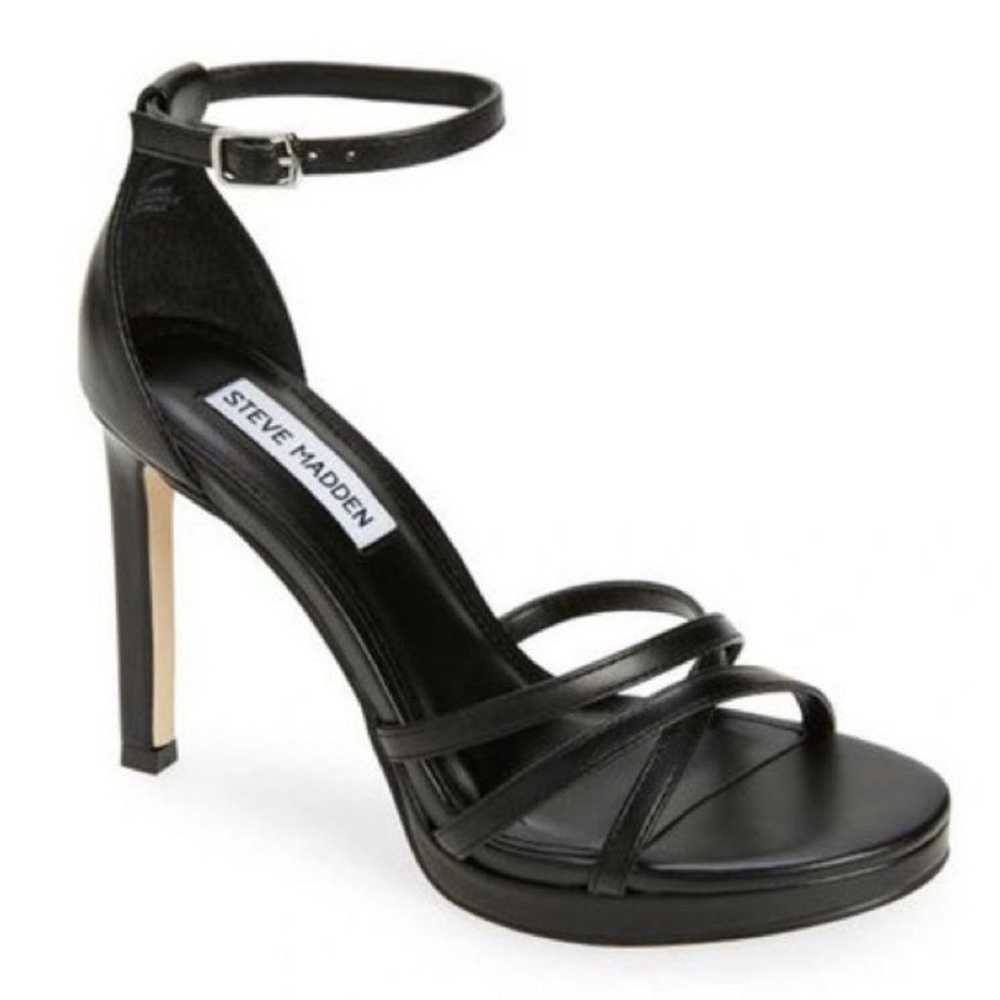 NEW! Black Steve Madden Kammi Strappy Platform Sa… - image 2