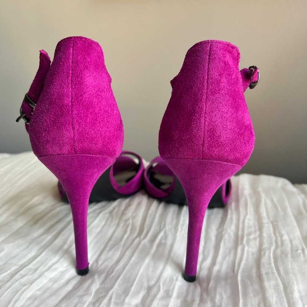 Carlos Santana Dream T-Strap Suede Heels Lilac si… - image 5