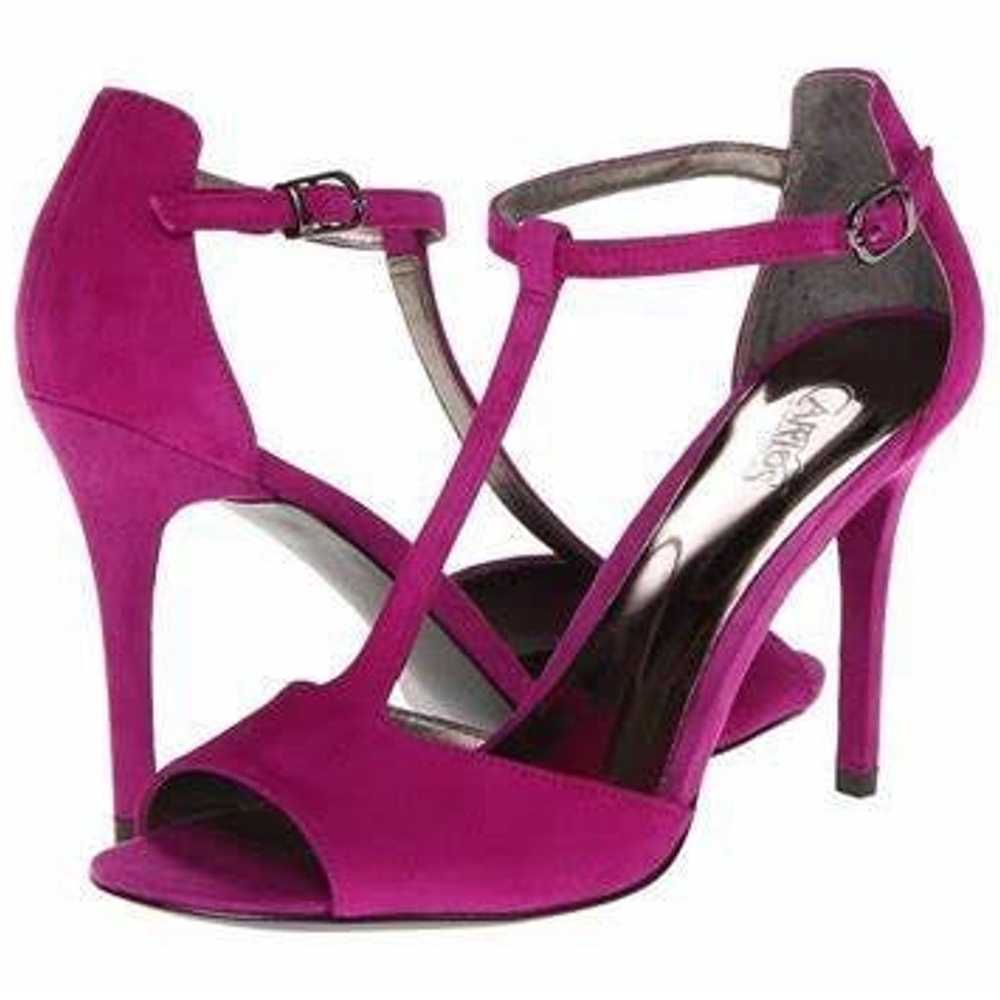 Carlos Santana Dream T-Strap Suede Heels Lilac si… - image 8