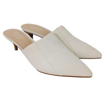 Franco Sarto SZ 10 Doxie Cream Leather Slip On Ki… - image 1