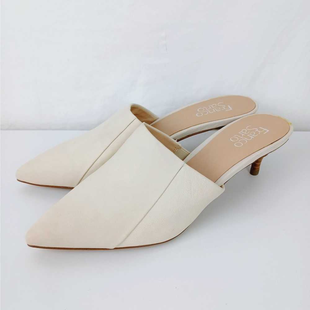 Franco Sarto SZ 10 Doxie Cream Leather Slip On Ki… - image 4