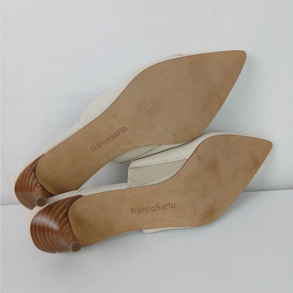 Franco Sarto SZ 10 Doxie Cream Leather Slip On Ki… - image 8