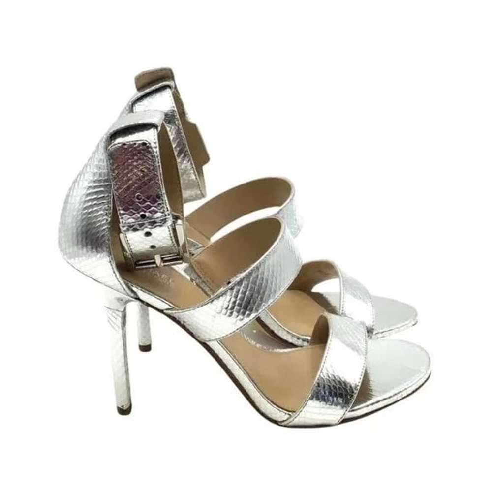 Michael Michael Kors Amal Sandal Silver Open Toe … - image 2