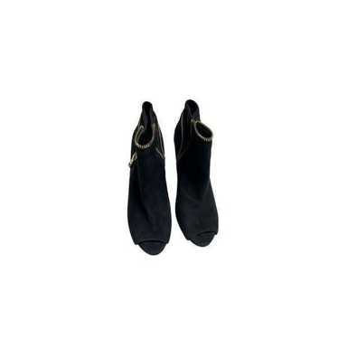 Ann Taylor Black Open Toe Heels Size 7.5 inches