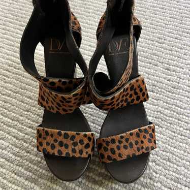 DVF Animal Print Wedges 8