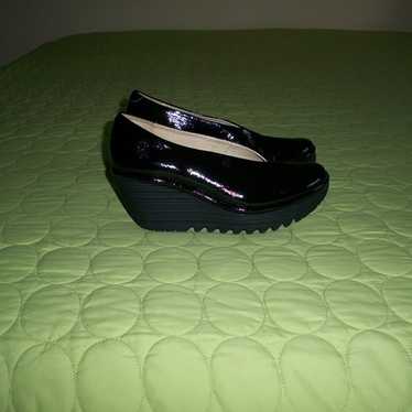 Fly London Black Patent Leather Shoes - image 1