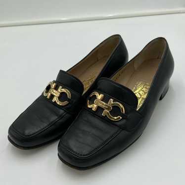 Salvatore Ferragamo Leather Pumps Gancini