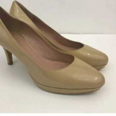 Vince Camuto stiletto heels nude pattent leather n