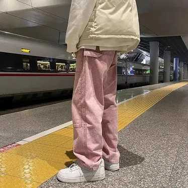 Avant Garde × Japanese Brand × Streetwear Pink st… - image 1