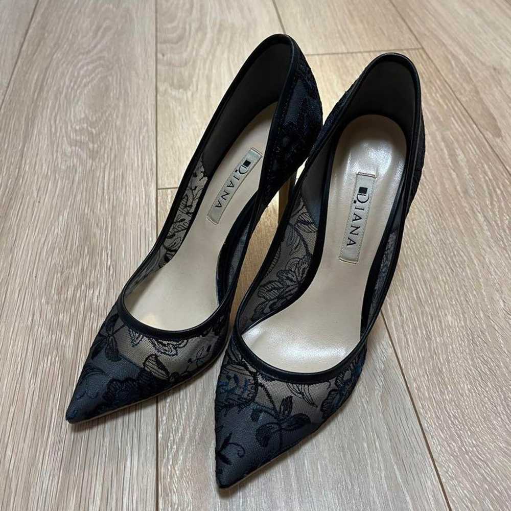 Diana Lace Pumps Navy - image 2