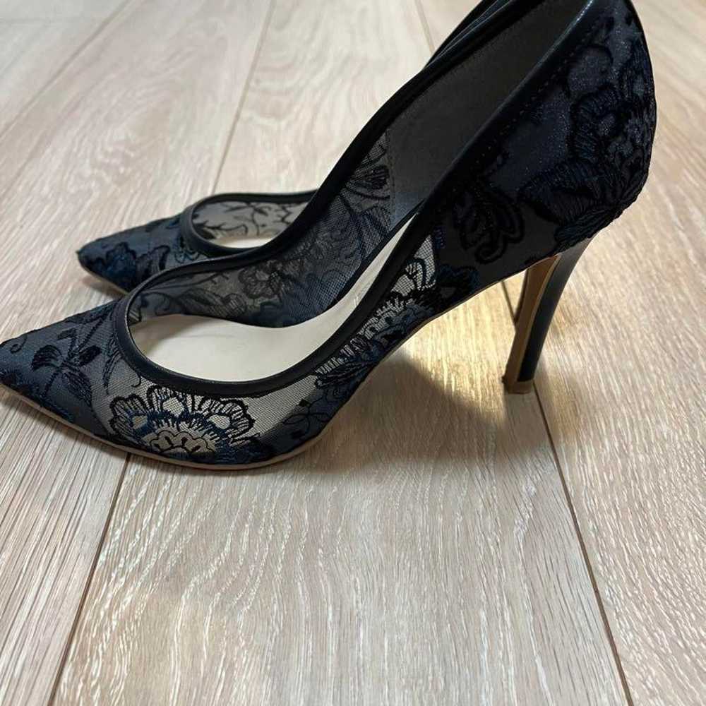 Diana Lace Pumps Navy - image 3