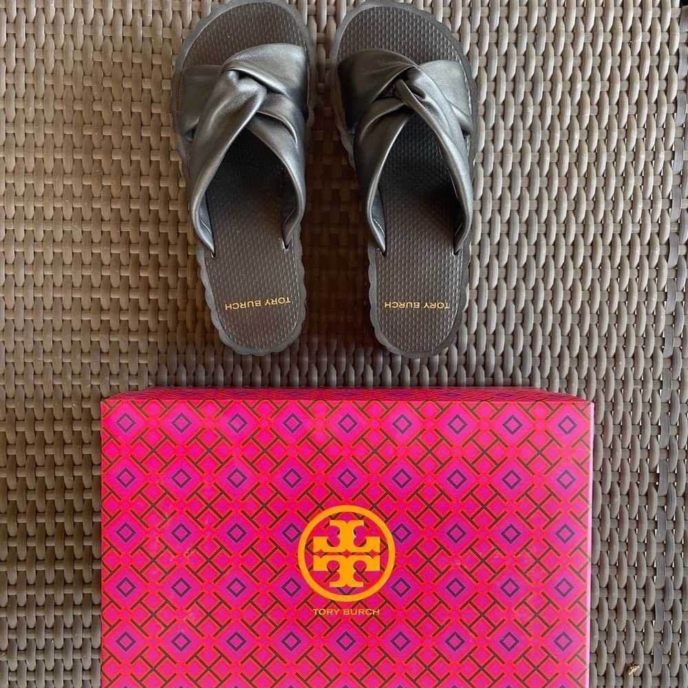 Tory Burch size 7 wedge slide - image 1