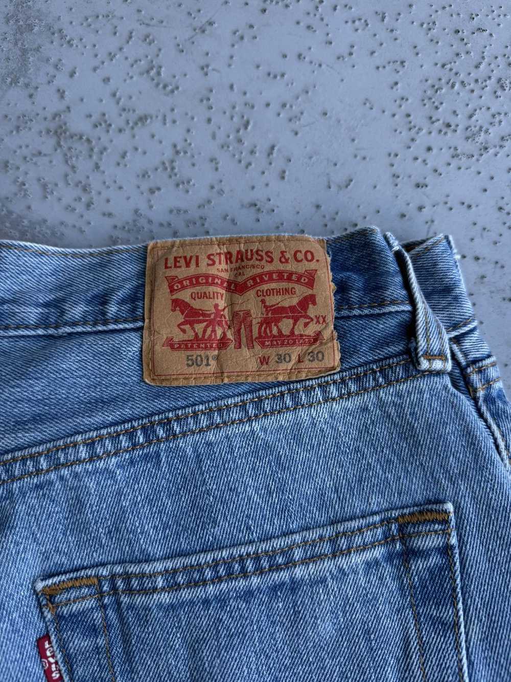 Jean × Levi's × Streetwear Y2K Levis 501 blue den… - image 9