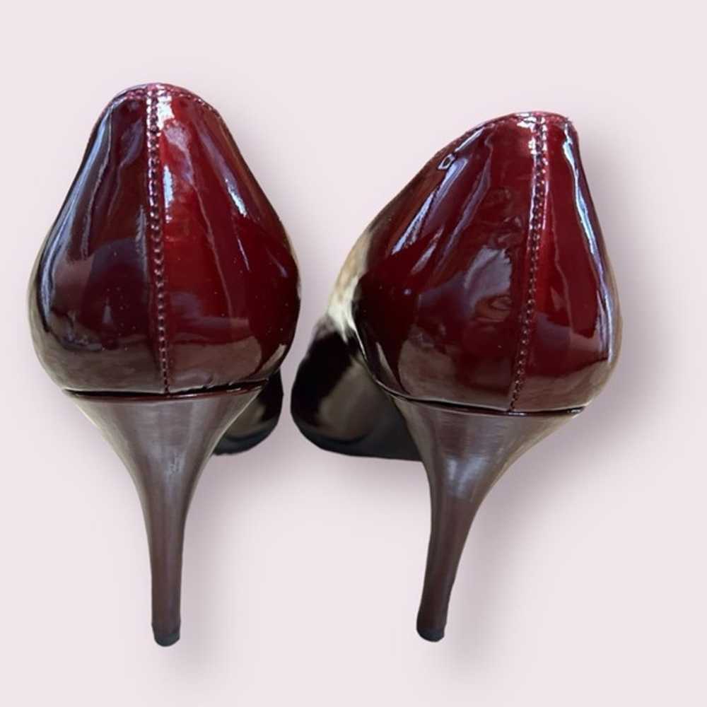 Stuart Weitzman Patent Leather Keyhole Peep Toe P… - image 5