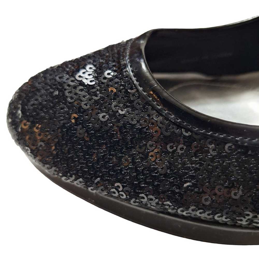 Tahari "Cheryl" patent leather sequined pumps - image 11