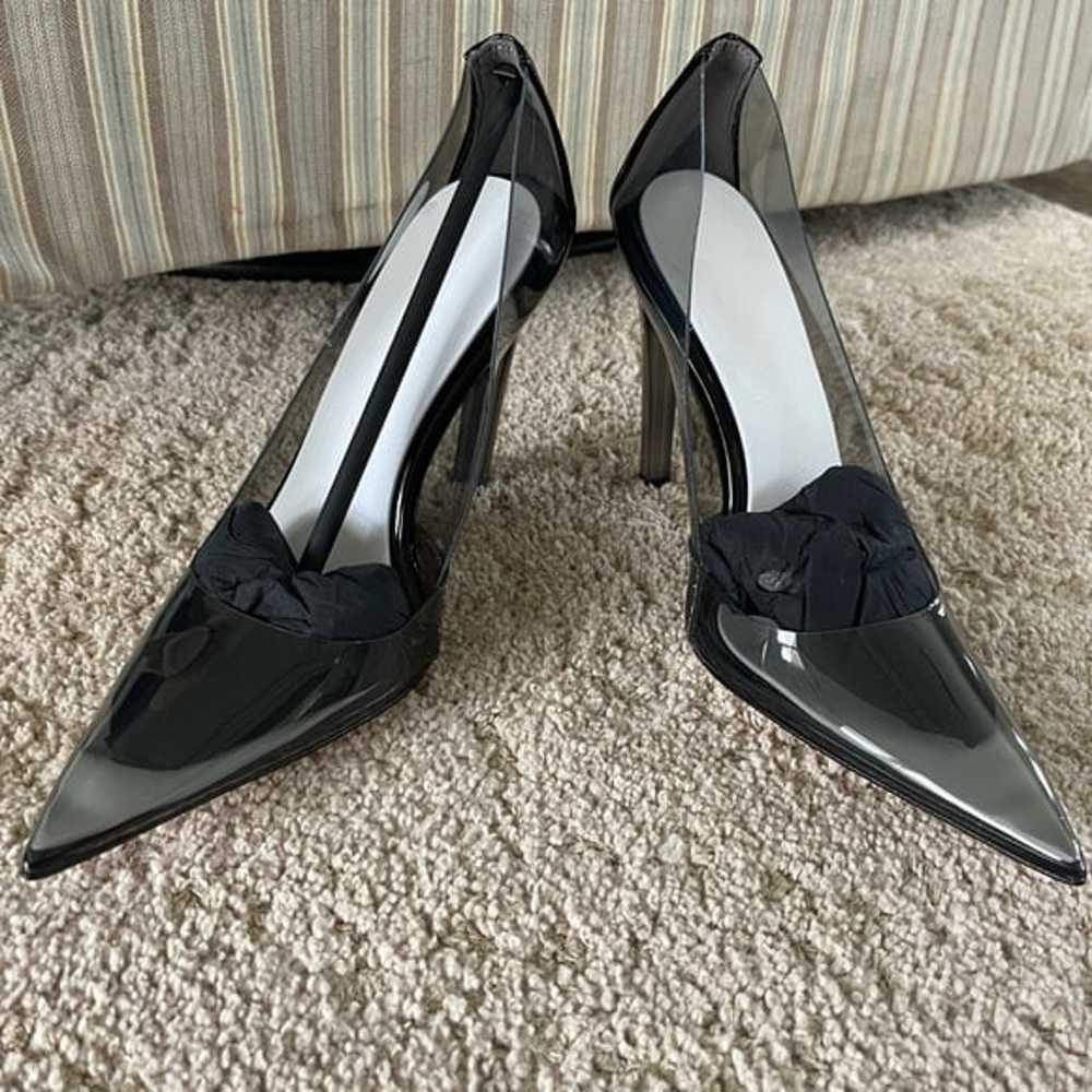 NWOT Good American Cinderella Pumps Black 7 - image 2