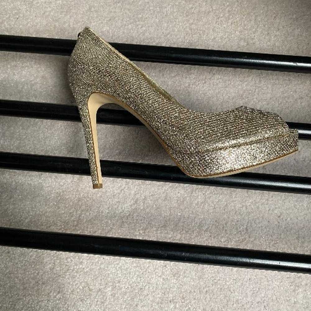 MICHAEL KORS Women Erika Sparkly Glitter Peep Toe… - image 6