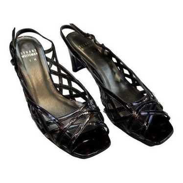 Stuart Weitzman Tangle Square Toe Patent Leather … - image 1