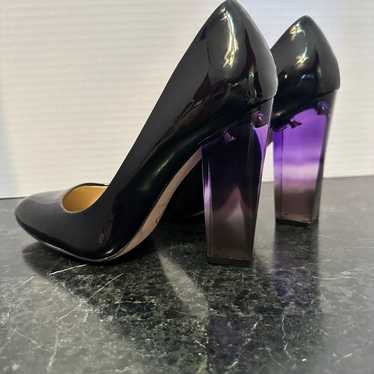 Katy Perry Black Lucite Pumps Heels Gorgeous Size… - image 1