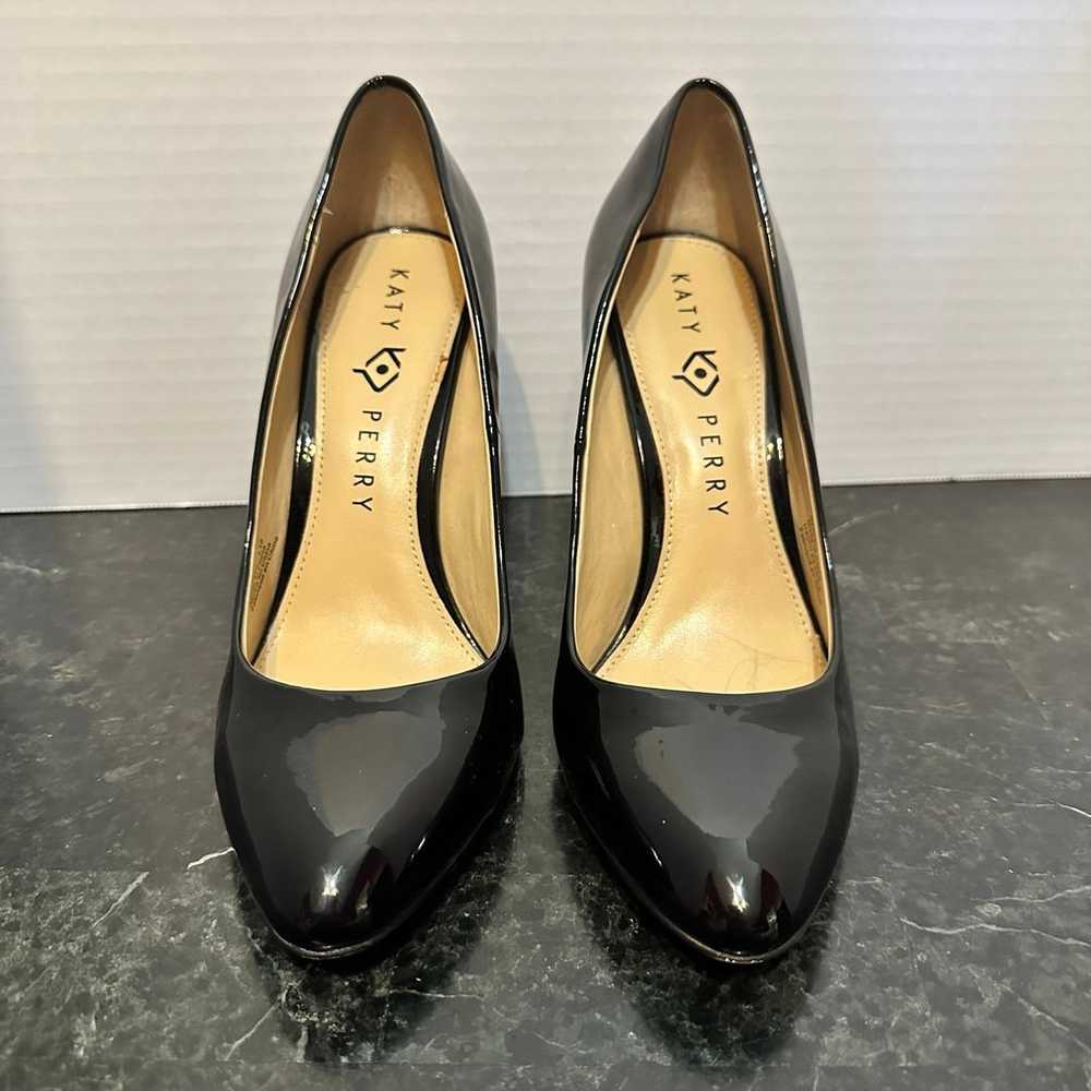 Katy Perry Black Lucite Pumps Heels Gorgeous Size… - image 2