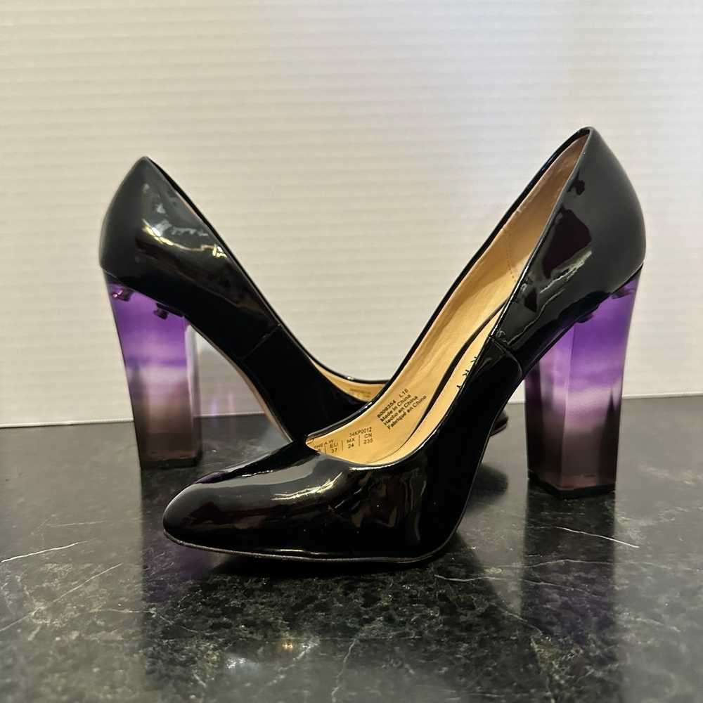 Katy Perry Black Lucite Pumps Heels Gorgeous Size… - image 4