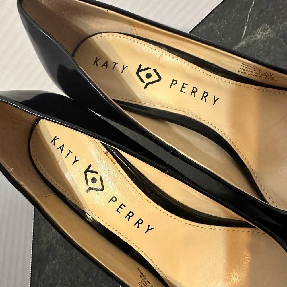 Katy Perry Black Lucite Pumps Heels Gorgeous Size… - image 6