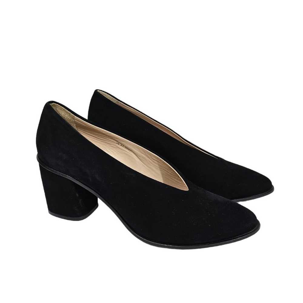 COS Black Velvet Heels Size 9.5 - image 2