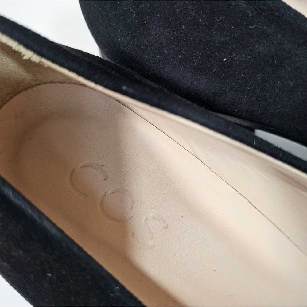 COS Black Velvet Heels Size 9.5 - image 8