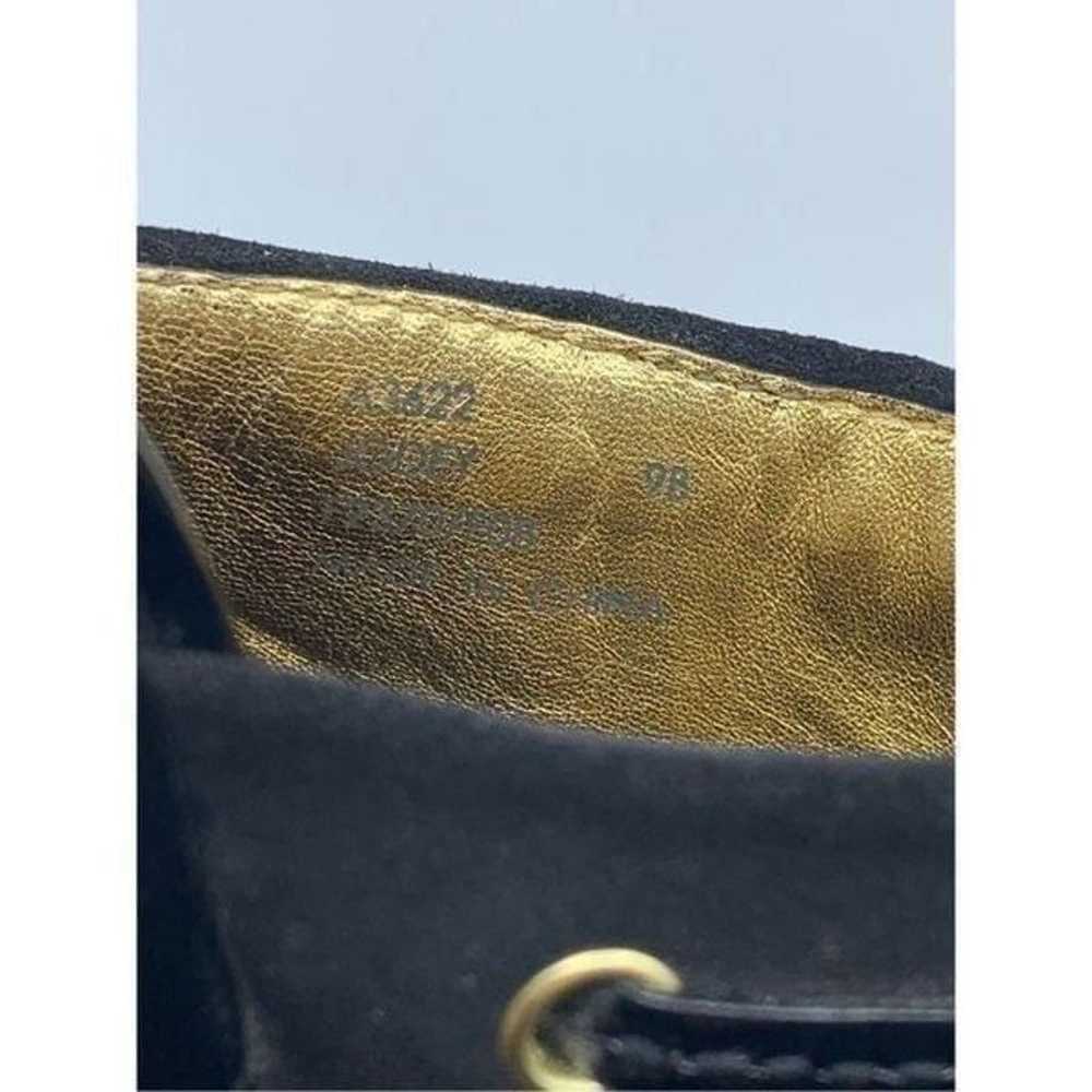 Coach Jodey Signature Black Suede Leather Heeled … - image 11