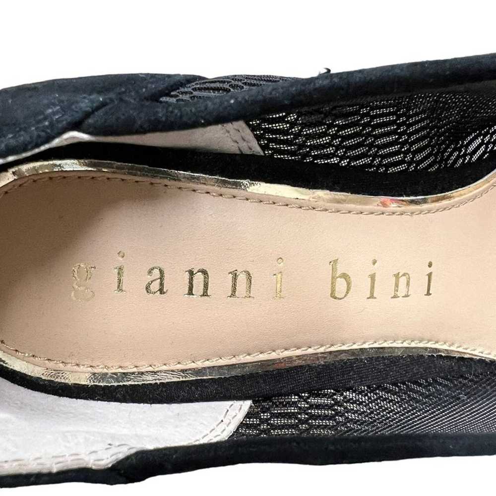 Gianni Bini Sisson Mesh Ankle Chain Pumps Size 8.5 - image 7