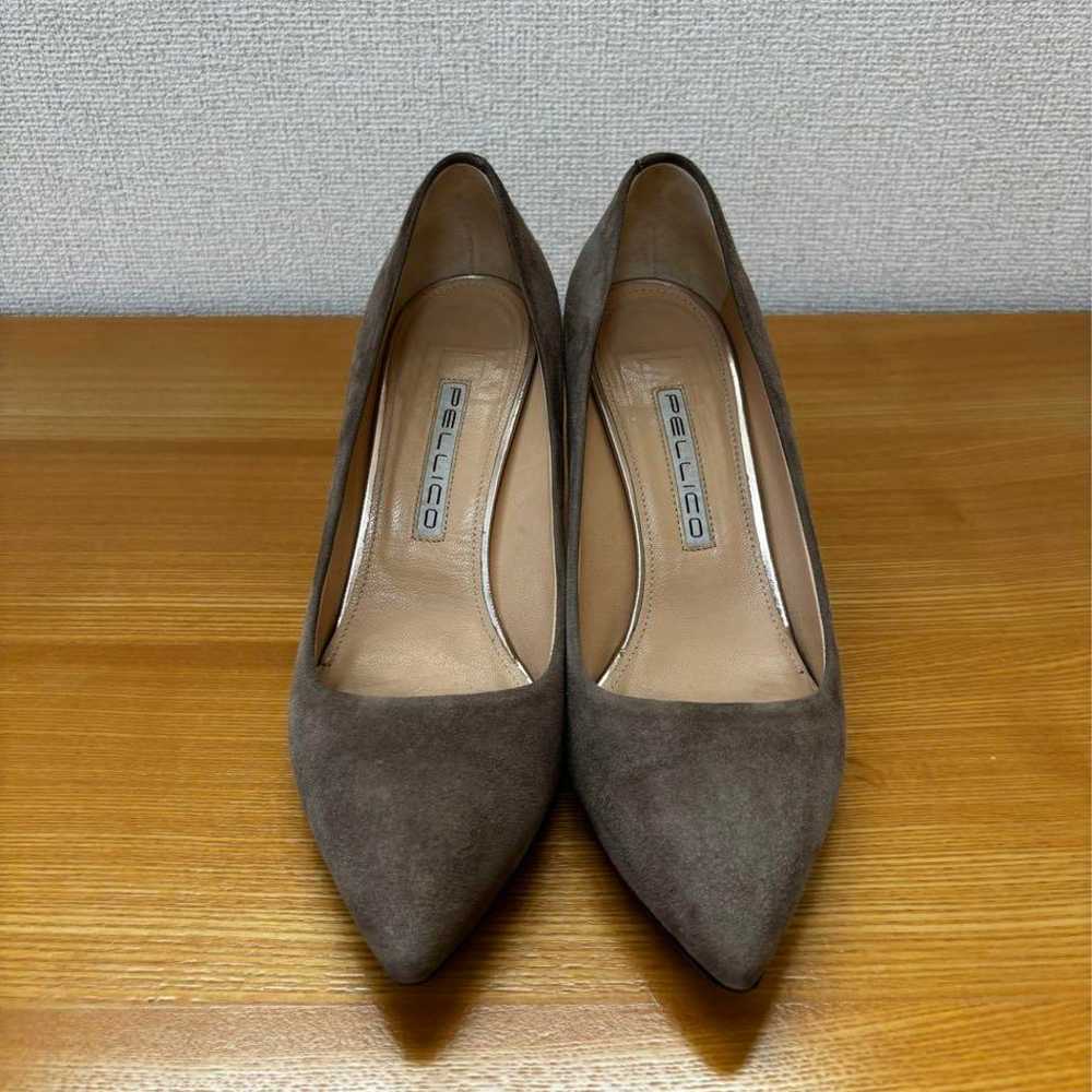 PELLICO Perico suede pumps in a beige-gray color … - image 3