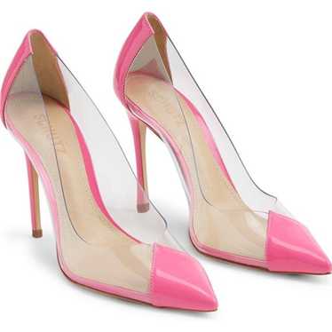 Schutz Pink Cendi Patent Leather High-Heel Pumps