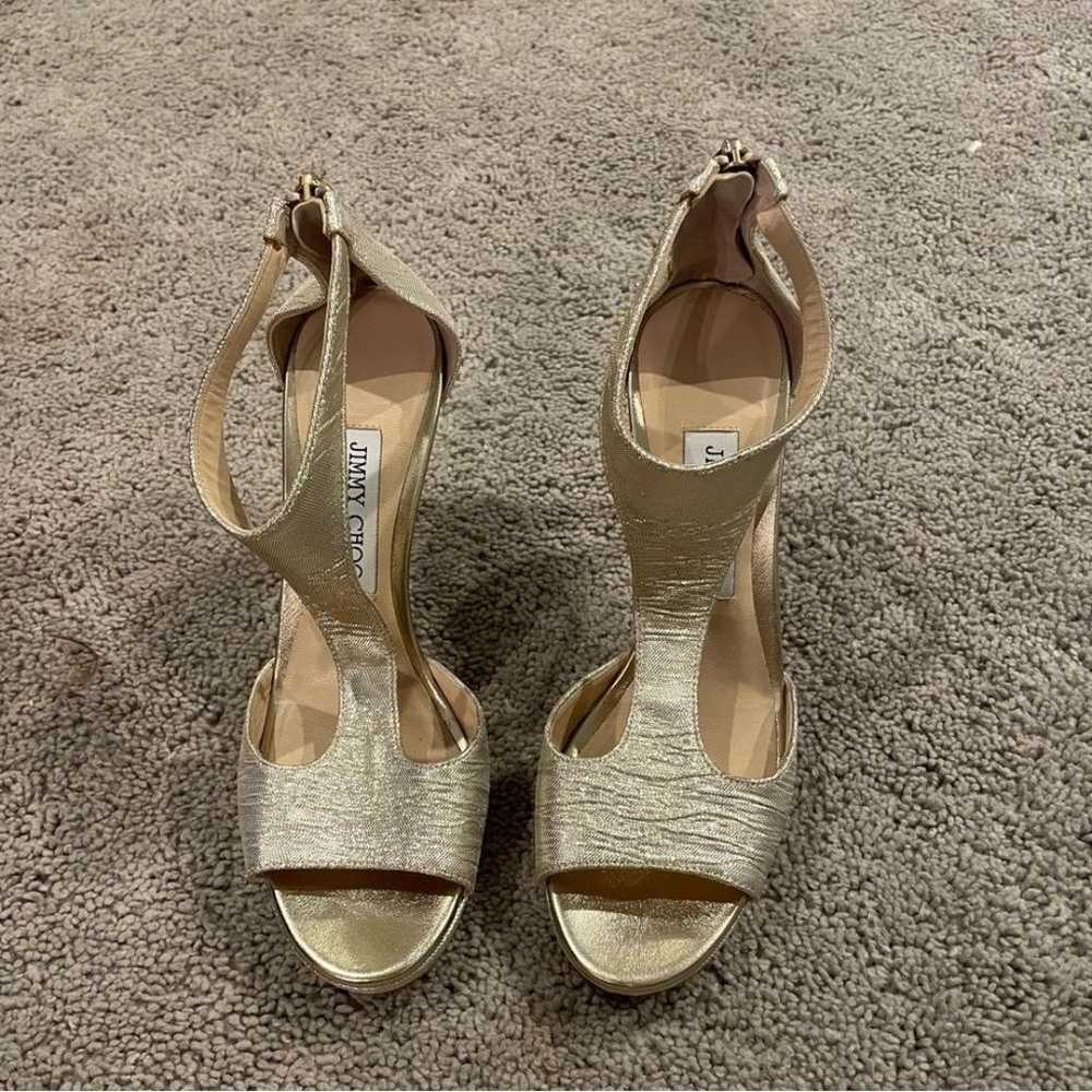 Jimmy Choo sandal heels size 37 - image 2