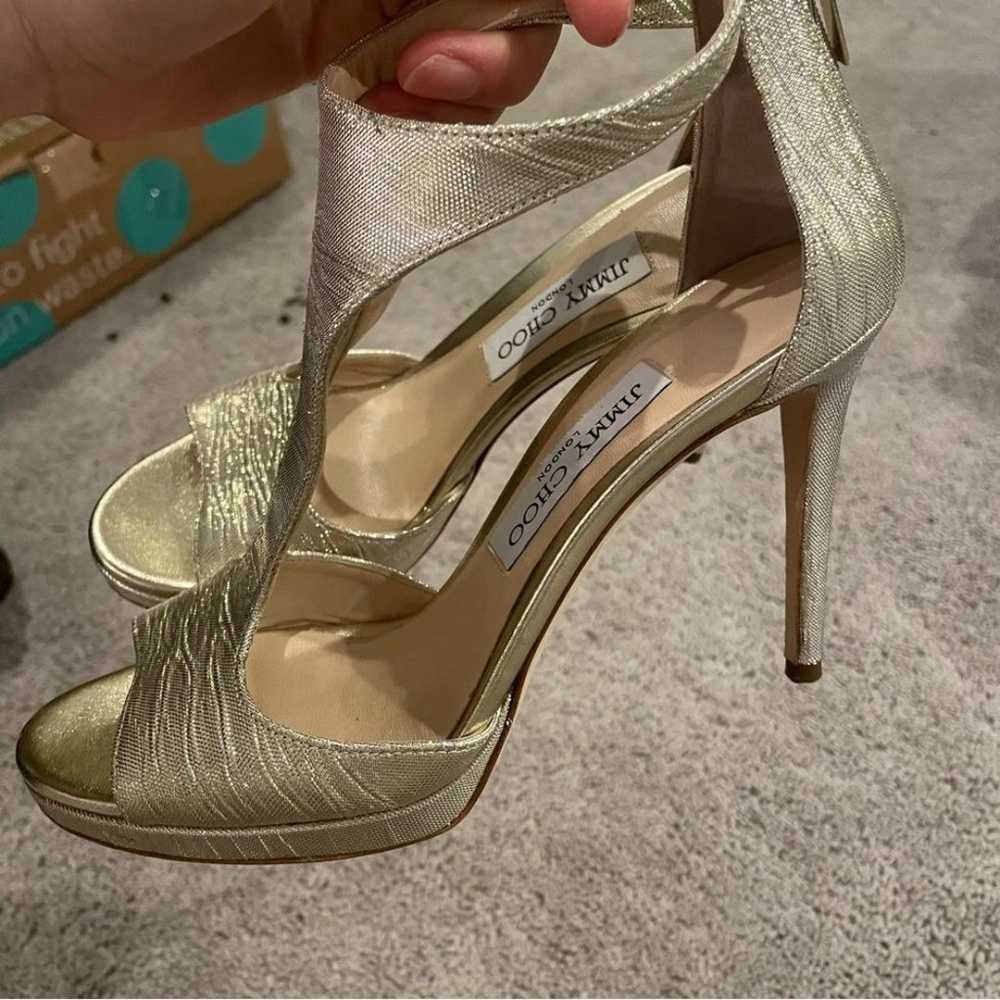 Jimmy Choo sandal heels size 37 - image 3