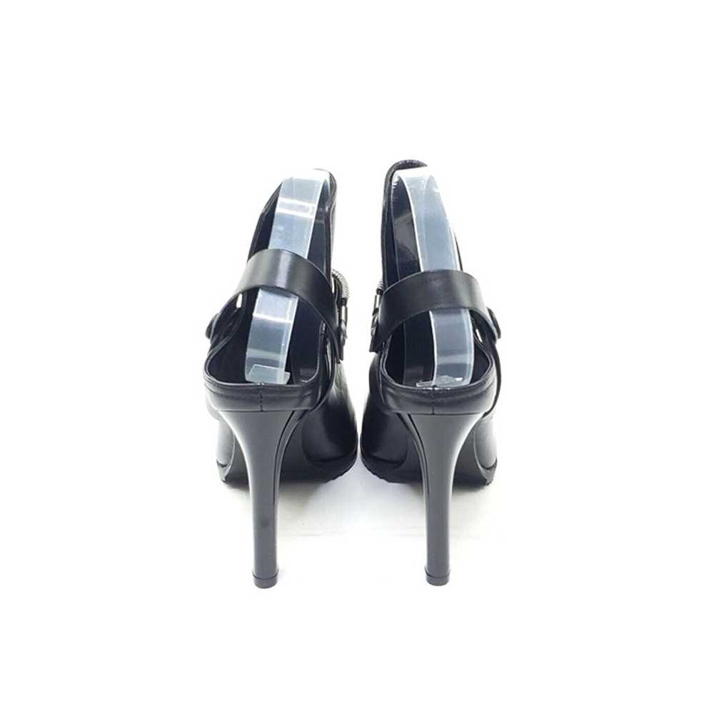 DKNY Bina Slingback Sandals Peep Toe Heels Black … - image 4