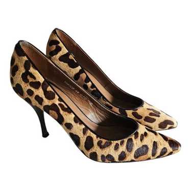 DONALD J PLINER "BRAVESP" Leopard Calfhair Heels P