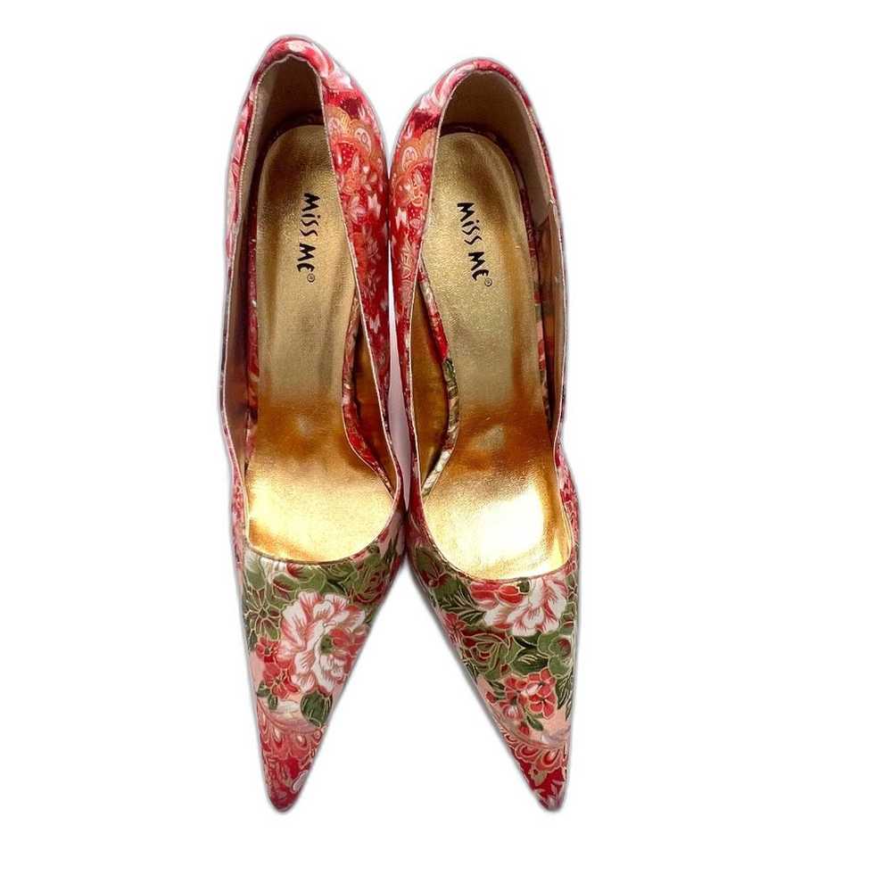 Miss me romantic chic flounce floral pump womens … - image 8