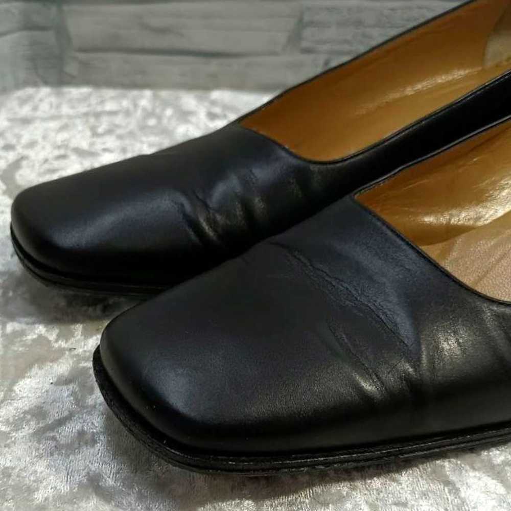 【Excellent Condition】✨CELINE Pumps Black Leather … - image 2