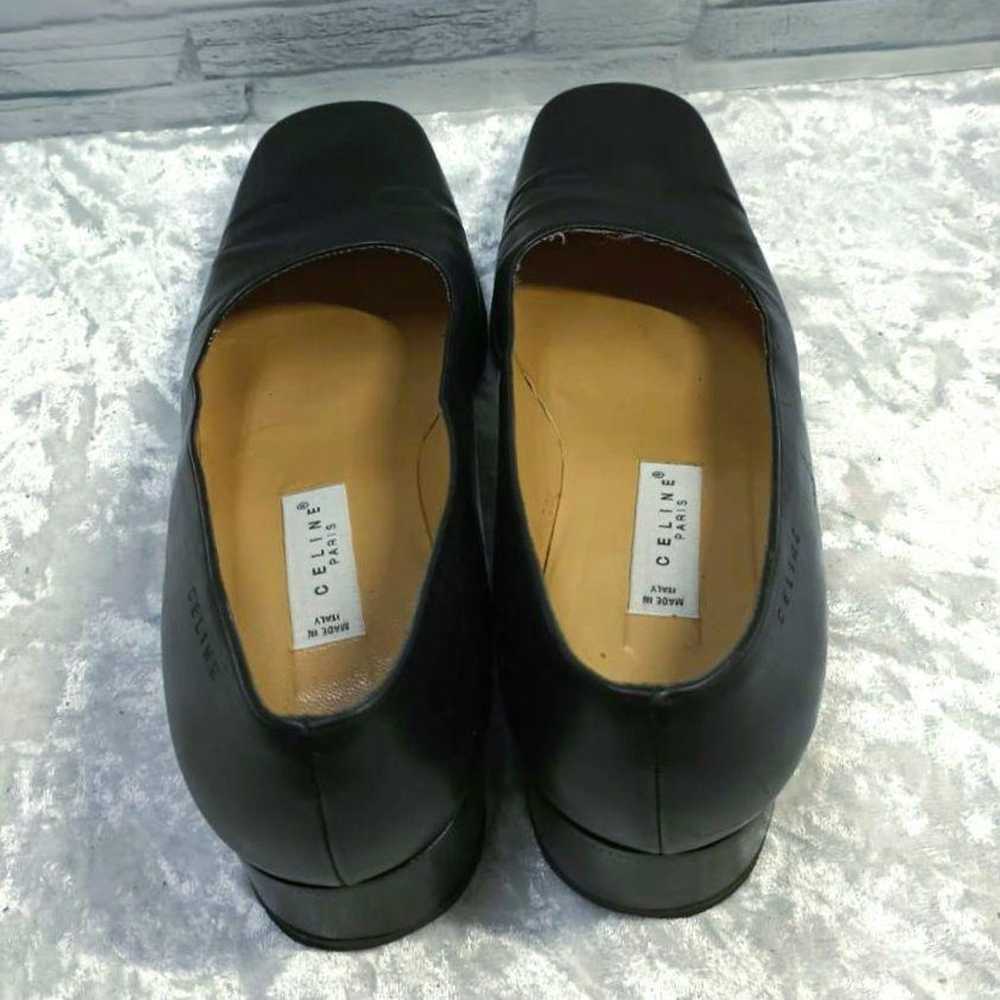 【Excellent Condition】✨CELINE Pumps Black Leather … - image 6