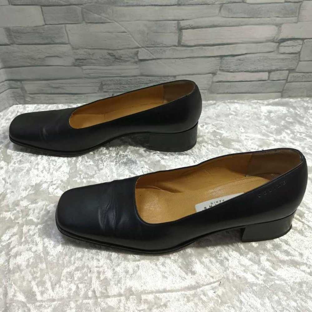 【Excellent Condition】✨CELINE Pumps Black Leather … - image 7