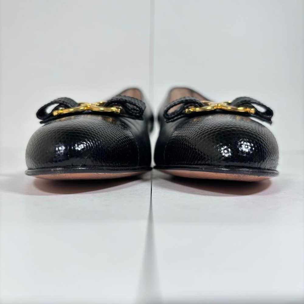 Excellent condition Ferragamo 23 pumps Gancini bl… - image 3