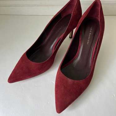 Fabio Rusconi Bordeaux red pumps.