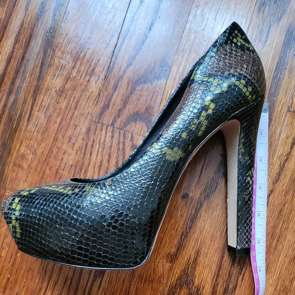 Brian Atwood Savita Platform Pump in Snakeskin  s… - image 8