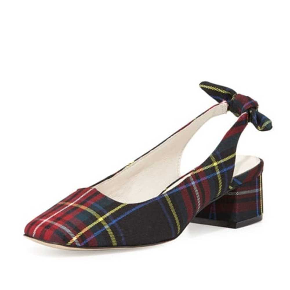 Bettye Muller Wisp Plaid Slingback - image 4