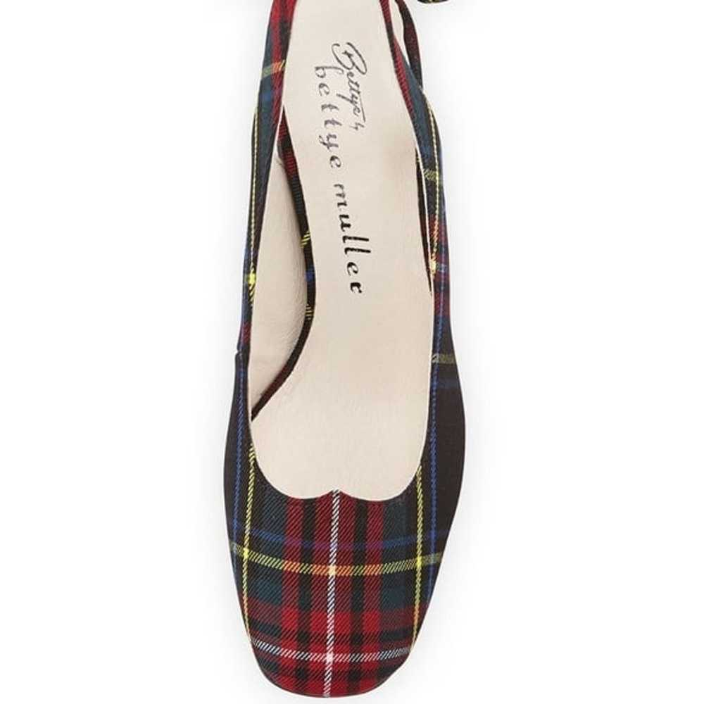 Bettye Muller Wisp Plaid Slingback - image 5