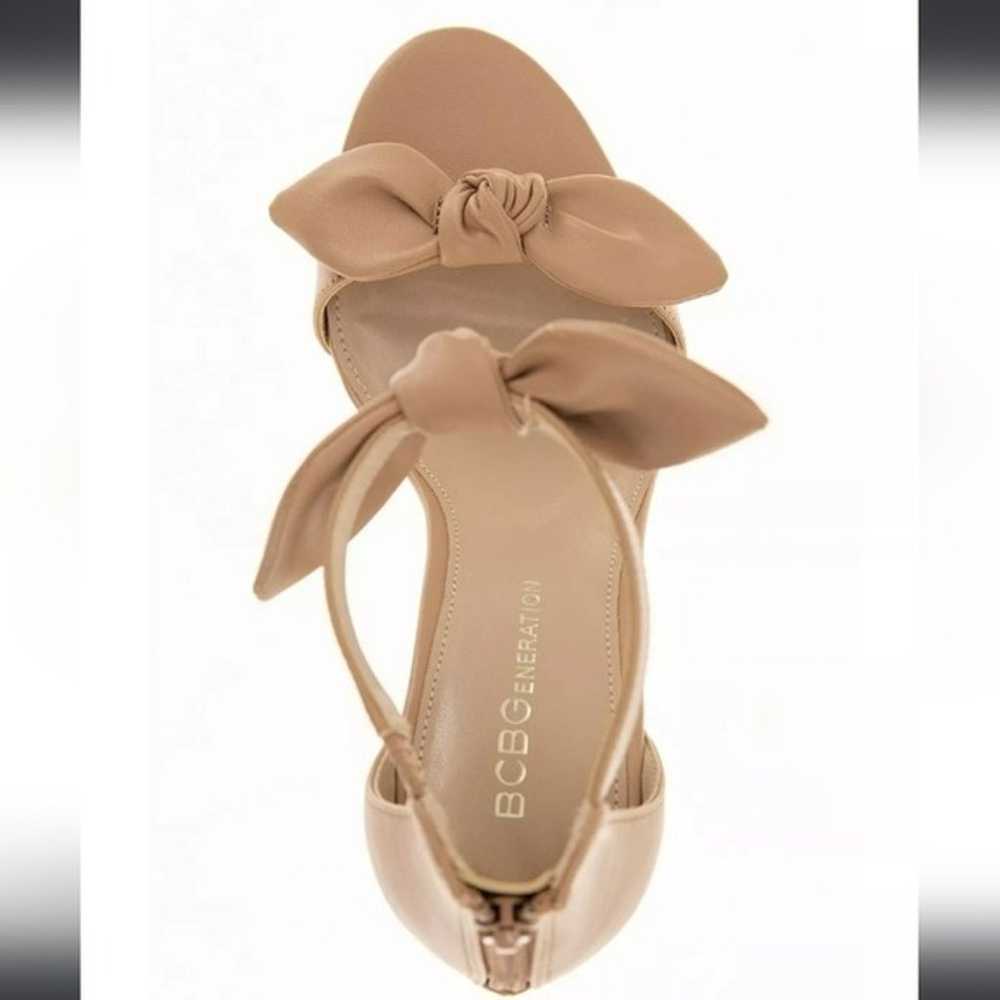 BCBGeneratiom Batani Block Heel Sandal Tan 6.5 - image 2