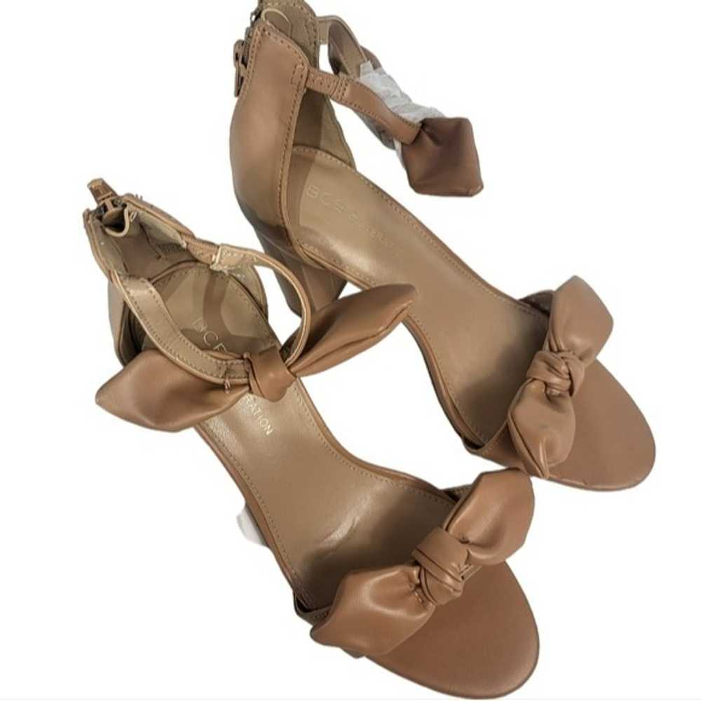 BCBGeneratiom Batani Block Heel Sandal Tan 6.5 - image 8